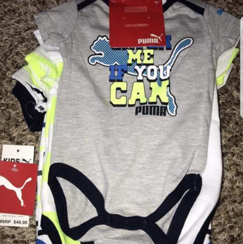 0-3 months Pums Bodysuit 5 piece set